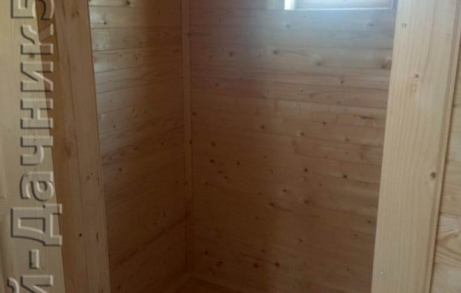 4 Каркасно-щитовой дом по проекту ОД-15, 6×7, 39 м², Московская обл, Клинский район, Деревня Масюгино (4)